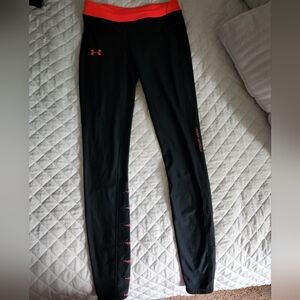 Under Armour Black and Pink Performance Leggings